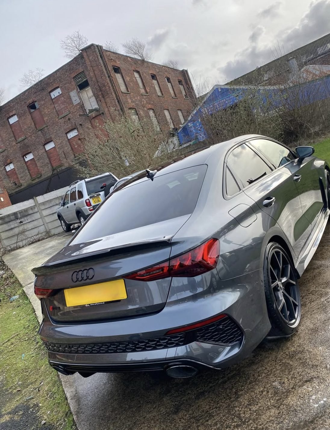 Paint corrected and detailed Audi RS3